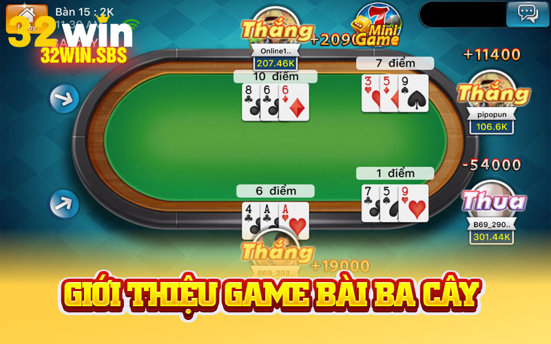 Giới thiệu game bài ba cây